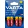4db Varta Longlife Max Power AA ceruza elem távirányítóhoz (LR06)