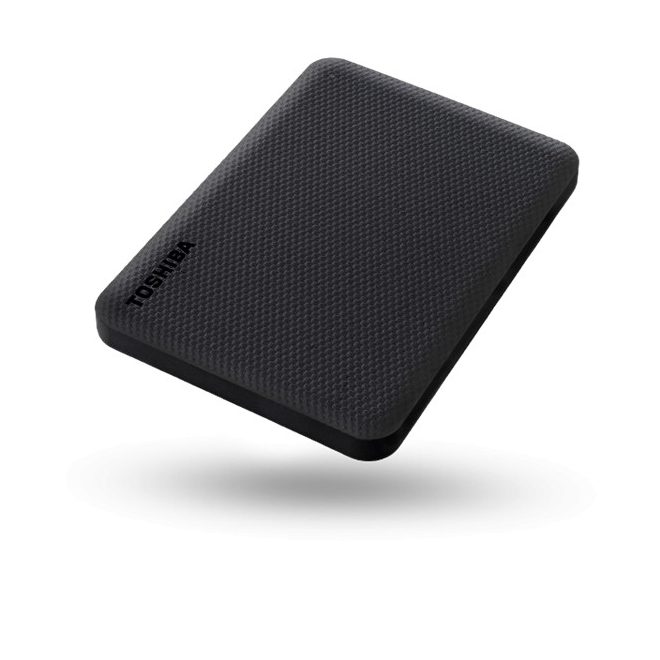 Toshiba 2,5 colos 1TB USB3.2 külső fekete winchester, Canvio Advance (HDTCA10EK3AA)