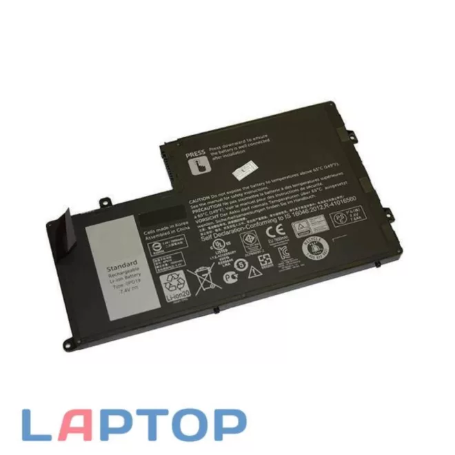 Dell Inspiron 5547 Laptop akkumulátor, új, gyárival megegyező minőségű helyettesítő, 4 cellás (3700mAh)