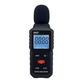   Digitális Hangerő, Hangnyomás, Zajszint, Környezeti-háztartási zaj decibel mérő, 30-130dB + 3db AAA elem (S8607)