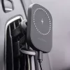 Maxlife Apple iPhone-hoz 15W Autós MagSafe Vezeték Nélküli Gyorstöltő és Telefon Tartó + 0,7m USB kábel (MXCH-16)
