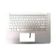 HP Pavilion X360 14T-BA0, 14-BA0, 14-BA1 sorozathoz gyári új US angol ezüst, háttér-világításos billentyűzet modul (924115-001)