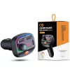 Szivargyújtós FM Transmitter Bluetooth 5.0, MP3 lejátszás USB és USB-C bemenettel, USB 3.1A telefon gyors töltővel (C15)