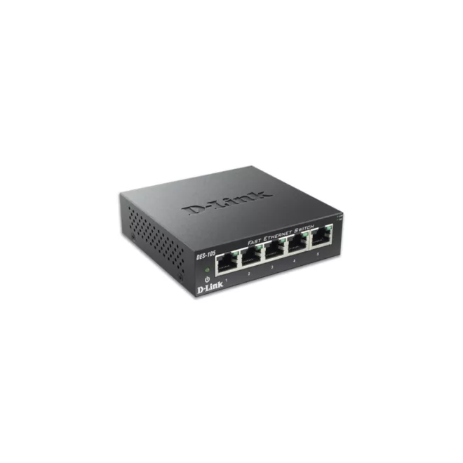 D-Link 5 portos 100Mbps Switch, DES-105