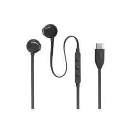   JBL Tune 305C vezetékes fülhallgató és mikrofon USB-C csatlakozóval - fekete design, tartós kialakítás, kompatibilis telefonokhoz, tabletekhez és laptopokhoz