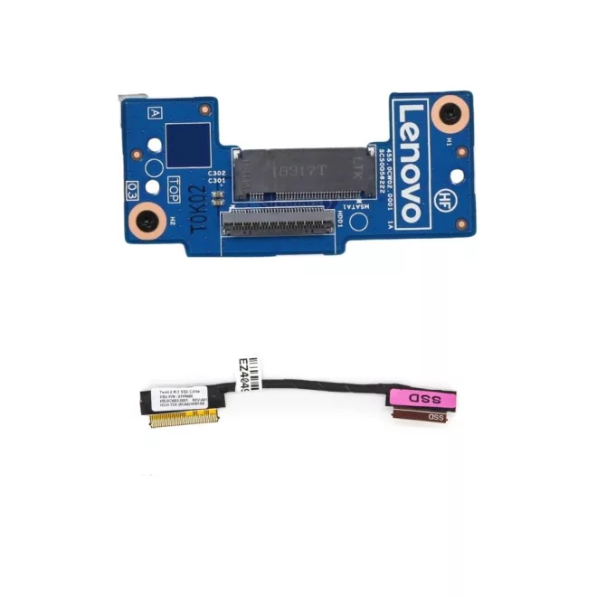 Lenovo ThinkPad T580 (Type 20L9, 20LA), P52s (Type 20LB, 20LC) gyári új M.2 adapter és csatlakozó kábel (01YR466)
