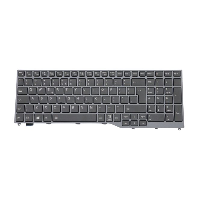 Fujitsu-Siemens LifeBook E558 gyári új UK angol háttér-világításos billentyűzet (CP728678-01)
