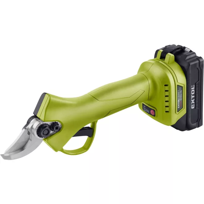 Extol® Craft Akkus Metszőolló, ágvágó max 25mm, Akkuval és Töltővel (402456)