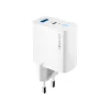 Univerzális 20W USB és USB-C PD QC Gyors töltő telefonhoz, tablethez, kamerához és fényképezőgéphez (Forever - TC-06-20AC)