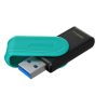 Kingston DataTraveler Exodia S 128GB USB 3.2 (Gen 1) fekete - türkizkék pendrive (DTXS/128GB)
