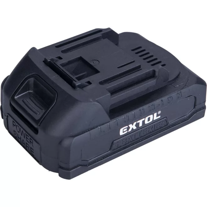 EXTOL® Craft 20V 2000mAh Li-ion tartalék Szerszámgép Akkumulátor (402481)