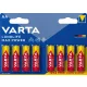 8db Varta Longlife Max Power AA ceruza elem távirányítóhoz (LR06)