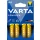 4db Varta Longlife AA ceruza elem távirányítóhoz (LR06)