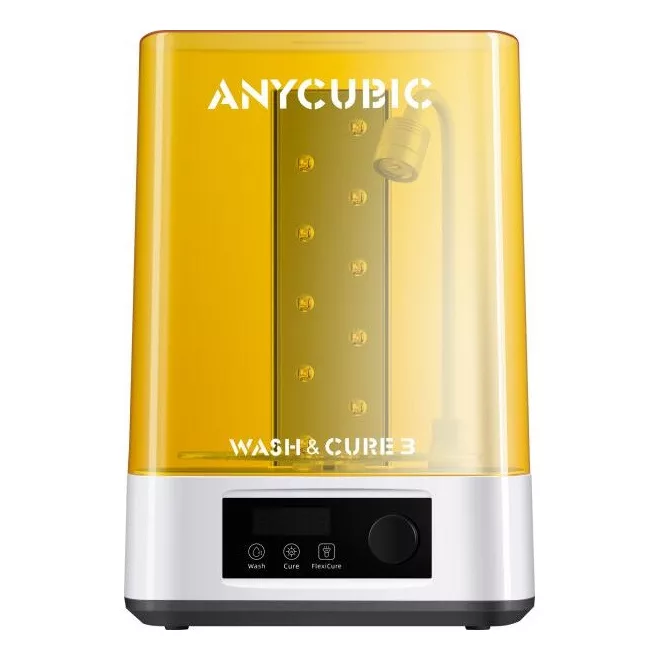 ANYCUBIC Wash Cure 3.0 3D nyomatmosó és szárító (Gyantás technológiához, befogadási méret 165x100x180 mm)