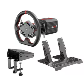   PXN csomag - VD6 WDS PC Szimulátor szett (Direct Drive, VD6 bázis + WDS kormány + PD HM pedál + bilincs, fekete)