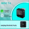 Wireless CarPlay & Android Auto adapter – 2in1 mini CarPlay Box, OEM vezetékes rendszerekhez, Plug & Play, iOS és Android kompatibilis, Mini T4