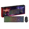 Scorpion KM-GX3 MAGYAR gaming USB vezetékes billentyűzet + egér Kombó, RGB (31330011405)