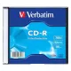 Verbatim CD-R lemez 700MB, 80 perc, 52x sebesség, Slim tokban