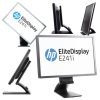 HP EliteDisplay E241i IPS monitor | 24 colos | 1920x1200 (16:10) | DisplayPort | DVI | VGA | USB Hub | Forgatható állvány | 2 év garancia!