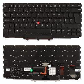   Lenovo ThinkPad X1 Yoga Gen 2 fekete UK angol Laptop billentyűzet