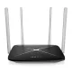 Mercusys Router WiFi AC1200 - AC12 (400Mbps 2,4GHz + 867Mbps 5GHz; 4port 100Mbps, WPA2)