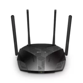   Mercusys Router WiFi AX3000 - MR80X (574Mbps 2,4GHz + 2402Mbps 5GHz; 4port 1Gbps, WPA3; MU-MIMO; OFDMA)