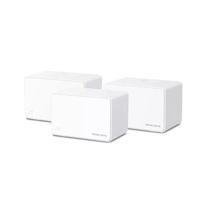 Mercusys Mesh WiFi AX3000 - Halo H80X (2 pack; 574Mbps 2,4GHz + 2402Mbps 5GHz; 3x 1Gbps; WPA3)