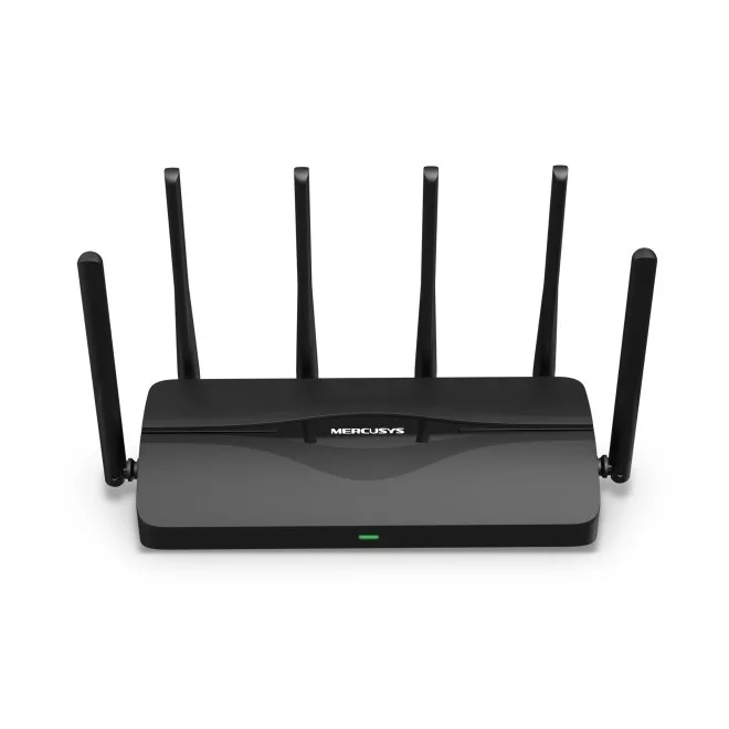 Mercusys Router WiFi BE9300 - MR47BE (5760Mbps 6GHz + 2880Mbps 5GHz + 688Mbps 2,4GHz; 4x 2,5Gbps, WPA3; 320MHz)