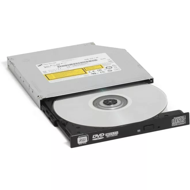 LG Slim belső laptop DVD és CD író és olvasó, Audió zene CD-t is olvas (8xDVD írás, 24xCD írás) (GTC0N)