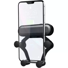   Univerzális Spider Autós telefon tartó szellőző rácsba rögzíthető, gravitációs, 360°-ban forgatható, 4,7-6,5 colig (OMEGA – OUCHAVS)