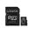 Kingston 256GB microSDXC kártya + adapter, Class10 A1 V30, Olvasás: 100  MB/s, Írás: 85 MB/s, (SDCS2/256GB)