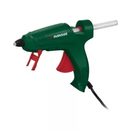   PARKSIDE® Melegragasztó Pisztoly 25W-os, 11mm-es ragasztórudakhoz, 2db átlátszó ragasztórúddal