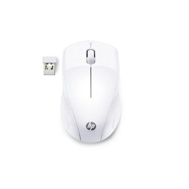 HP Wireless Mouse 220 Fehér optikai vezeték nélküli egér (7KX12AA)