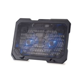   Conceptronic THANA01B notebook hűtőpad 15,6"-ig (THANA01B) erős hűtési teljesítmény, állítható magassággal és LED világítással, stabil tartás és kényelmes használat játékhoz és mindennapi munkához