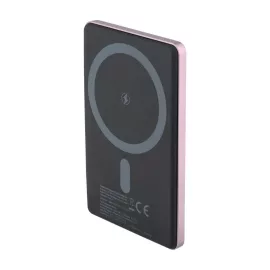   Extra vékony Power Bank MagSafe 5.000mAh – lila színű, mágneses indukciós gyors töltővel, USB-C kompatibilis, kompakt és elegáns kiegészítő iPhone és más eszközök töltésére útközben (QUALO - QMPB5-US-15-09)