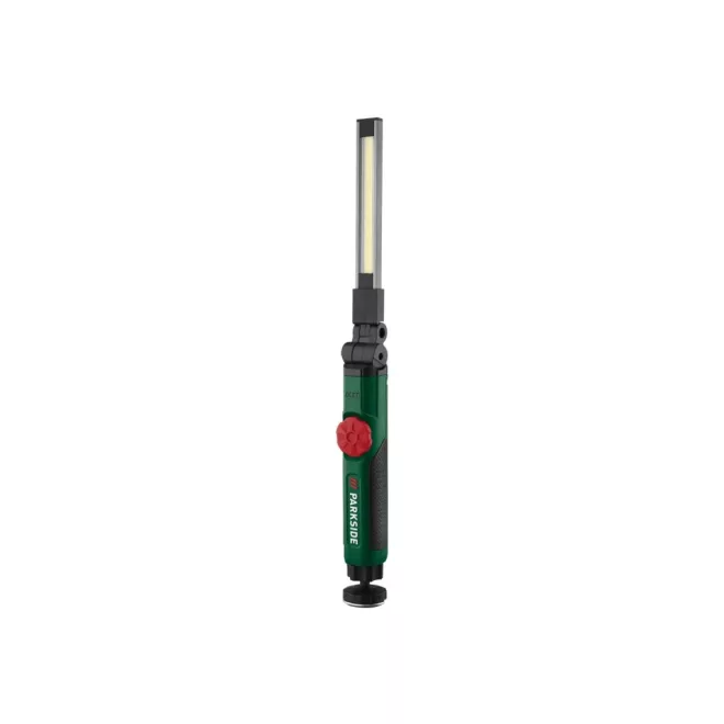 PARKSIDE® Beépített akkumulátoros LED-es Szerelőlámpa, Munkalámpa, összecsukható, 600 lm, 6500 K (PSDD 2000 A3)