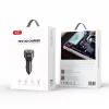 Szivargyújtós FM Transmitter Bluetooth, MP3 lejátszás USB és USB-C bemenettel (C12, BCC12)