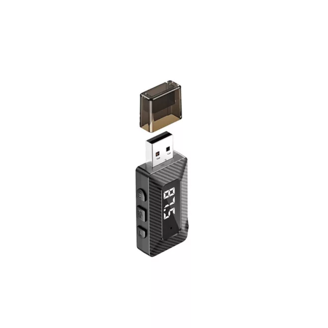 USB FM Transmitter - Bluetooth 5.3, TF kártyaolvasóval (C16, BCC16)