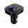 Szivargyújtós Autós FM Transmitter Bluetooth 20W USB-C és USB-A telefon gyors töltővel, Rainbow LED világítás, MP3 lejátszás, TF kártyaolvasó
