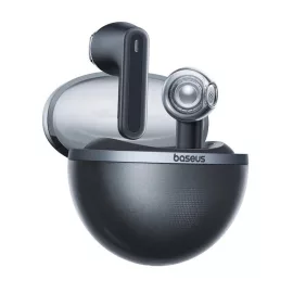   Baseus Bowie E5 vezeték nélküli sztereó fülhallgató Bluetooth 5.3 TWS technológiával - fekete színben, töltőtokkal, kristálytiszta hangzással és kényelmes használattal