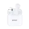 BWOO BW94-WH vezeték nélküli sztereó fülhallgató Bluetooth 5.3 technológiával - fehér színben, töltőtokkal, kristálytiszta hangzással és kényelmes használattal