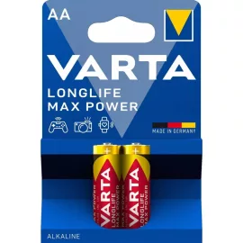   2db Varta Longlife Max Power AA ceruza elem távirányítóhoz (LR06)