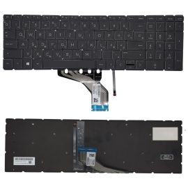   HP 250 G8, 255 G8, 15-DA, 15-DB sorozathoz MAGYAR fekete keret-nélküli háttér-világításos laptop billentyűzet (L13652-211)