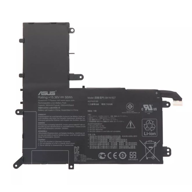  Asus ZenBook UM562IA, UX562FA, UX562IA gyári új 4 cellás 3653mAh akkumulátor (B41N1827, 0B200-03070200)