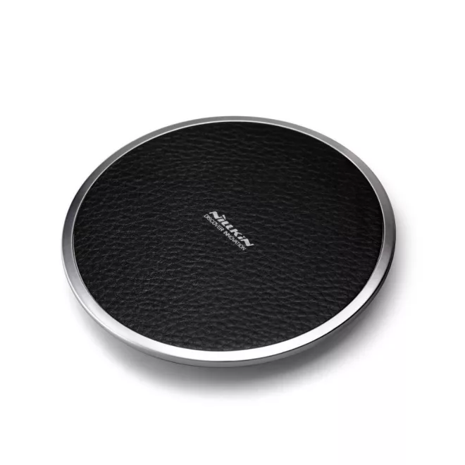 Univerzális vezeték nélküli telefon töltő, 10W, fekete, Magic Disc 3 (MC014)