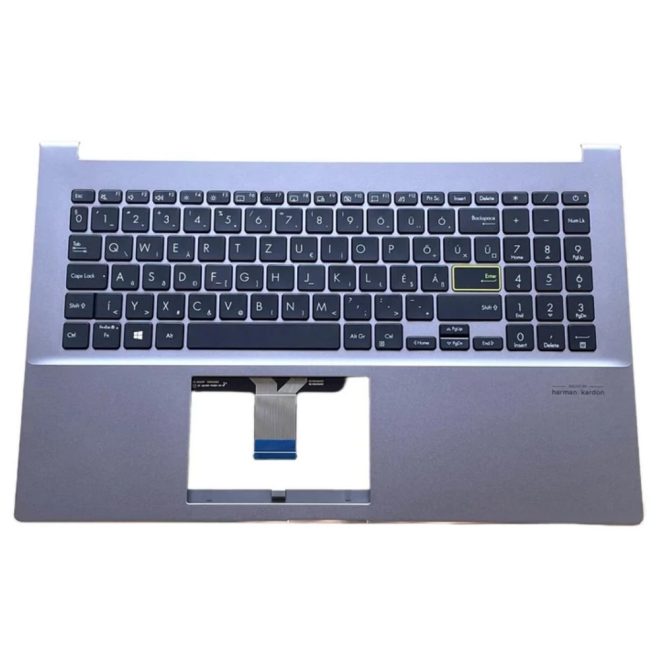 Asus VivoBook S533EA fekete-szürke magyar Laptop billentyűzet