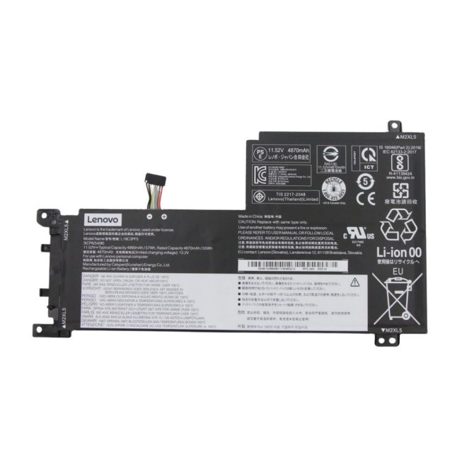 Lenovo IdeaPad 5-15ALC05, 5-15ARE05,  5-15IIL05, 5-15ITL05 gyári új 3 cellás 4770mAh akkumulátor (L19L3PF2, 5B10W86947)