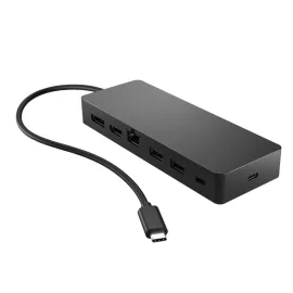  HP USB-C Multiport Hub, Dokkoló, 2x USB-C, 2x USB 3.1, HDMI, DispalyPort, LAN (50H55UT)  