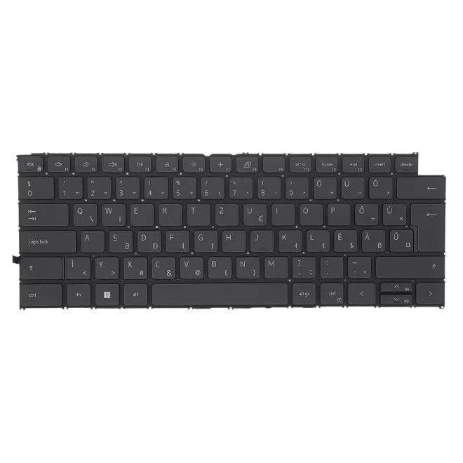 Dell Latitude 3320, 3330 (2022), 3420, Inspiron 5410, 5420 gyári új MAGYAR keret nélküli háttér-világításos fekete billentyűzet