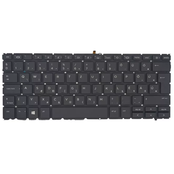 HP EliteBook 830, 835, 840, 845 G9 / G10 / G11 gyári új MAGYAR fekete háttér-világításos billentyűzet (N09058-211)